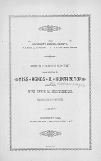 Program Book for 05-07-1884