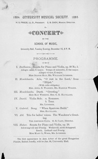 Program Book for 12-16-1884