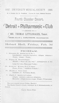 Program Book for 02-03-1888