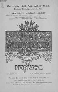 Program Book for 05-10-1892