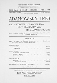 Program Book for 03-02-1908