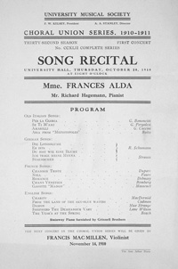Program Book for 10-20-1910