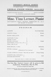 Program Book for 02-28-1913