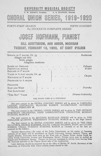 Program Book for 02-10-1920
