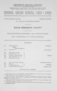 Program Book for 12-05-1921