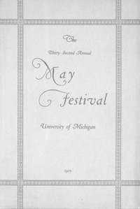 Program Book for 05-23-1925