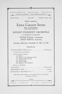 Program Book for 12-12-1927