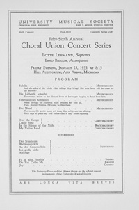 Program Book for 01-25-1935