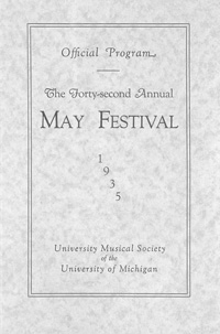 Program Book for 05-18-1935