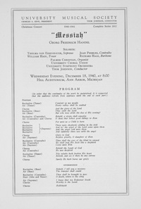 Program Book for 12-18-1940
