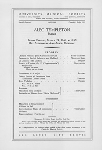 Program Book for 03-29-1946