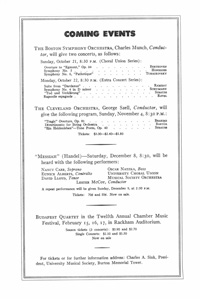 Program Book for 10-15-1951