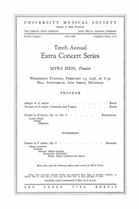 Program Book for 02-15-1956