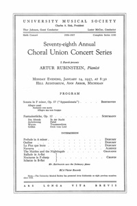 Program Book for 01-14-1957