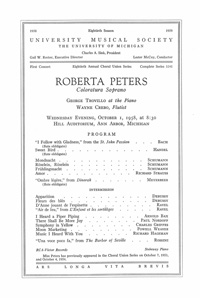 Program Book for 10-01-1958