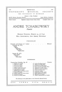 Program Book for 03-23-1959