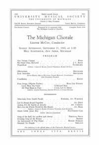 Program Book for 09-11-1960