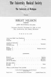 Program Book for 11-14-1968