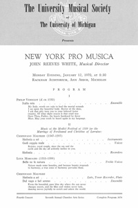 Program Book for 01-12-1970
