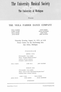 Program Book for 08-16-1973