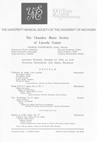 Program Book for 10-14-1978