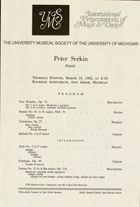 Program Book for 03-18-1982