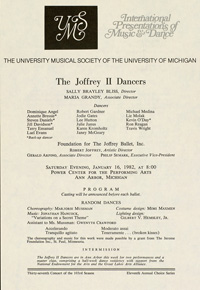 Program Book for 01-16-1982