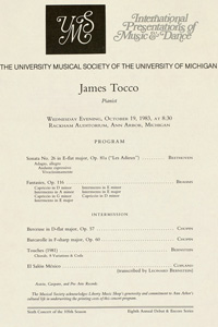 Program Book for 10-19-1983