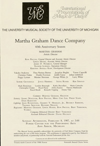Program Book for 02-08-1987