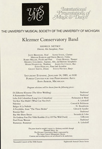 Program Book for 01-14-1989