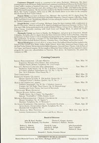 Program Book for 03-08-1989