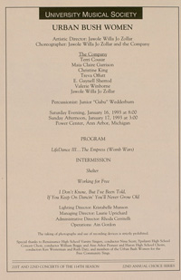Program Book for 01-16-1993