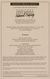 Program Book for 03-05-1993