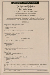 Program Book for 03-14-1993