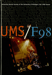 Program Book for 10-14-1998