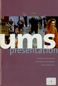 Program Book for 02-16-2003