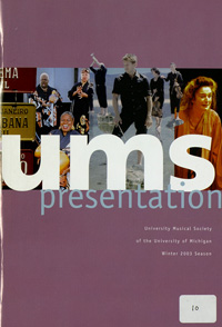 Program Book for 04-19-2003