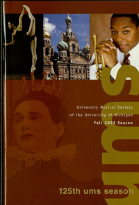Program Book for 10-26-2003
