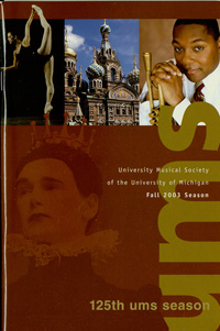 Program Book for 12-06-2003
