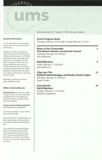 Program Book for 02-11-2011