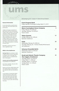 Program Book for 03-10-2011