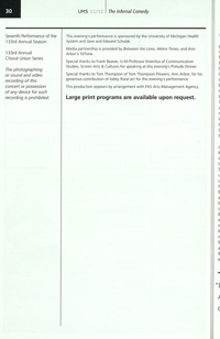 Program Book for 10-01-2011