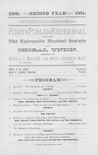 Program Book for 12-14-1880