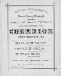 Program Book for 06-10-1881