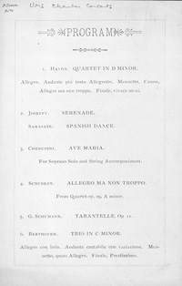 Program Book for 11-25-1881