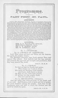 Program Book for 04-18-1884