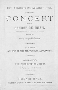 Program Book for 11-17-1887