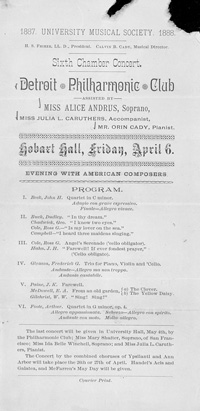 Program Book for 04-06-1888