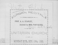 Program Book for 11-19-1888