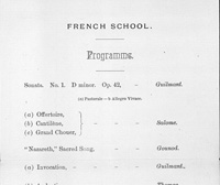 Program Book for 11-22-1888